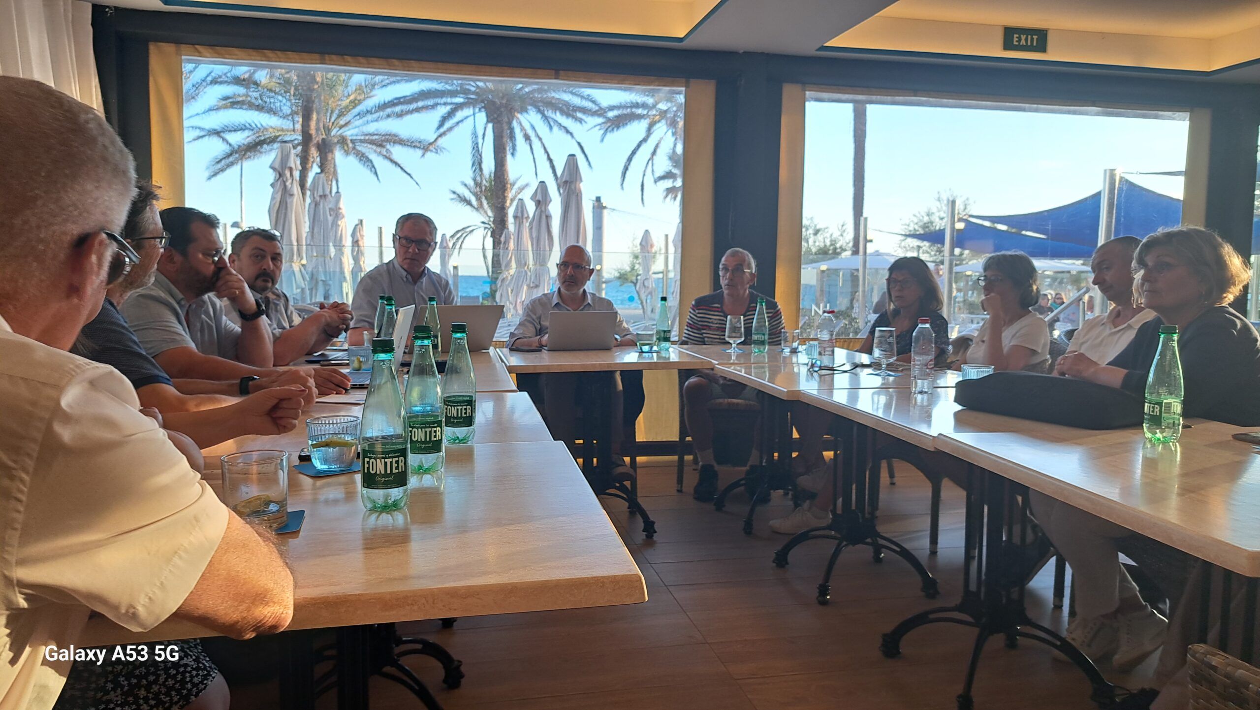 Groupe de travail Tronic avec Gilles Saint-Didier, Matthieu Dutry d’ECOSYSTEM et Basilios Riniotis d’ECOLOGIC