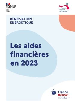 Le guide des aides financières 2023
peut être téléchargé sur le site
france-renov.gouv.fr