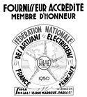 1950, Fédération Nationale des Artisans Electriciens