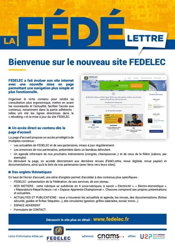 Matrice FEDELETTRE