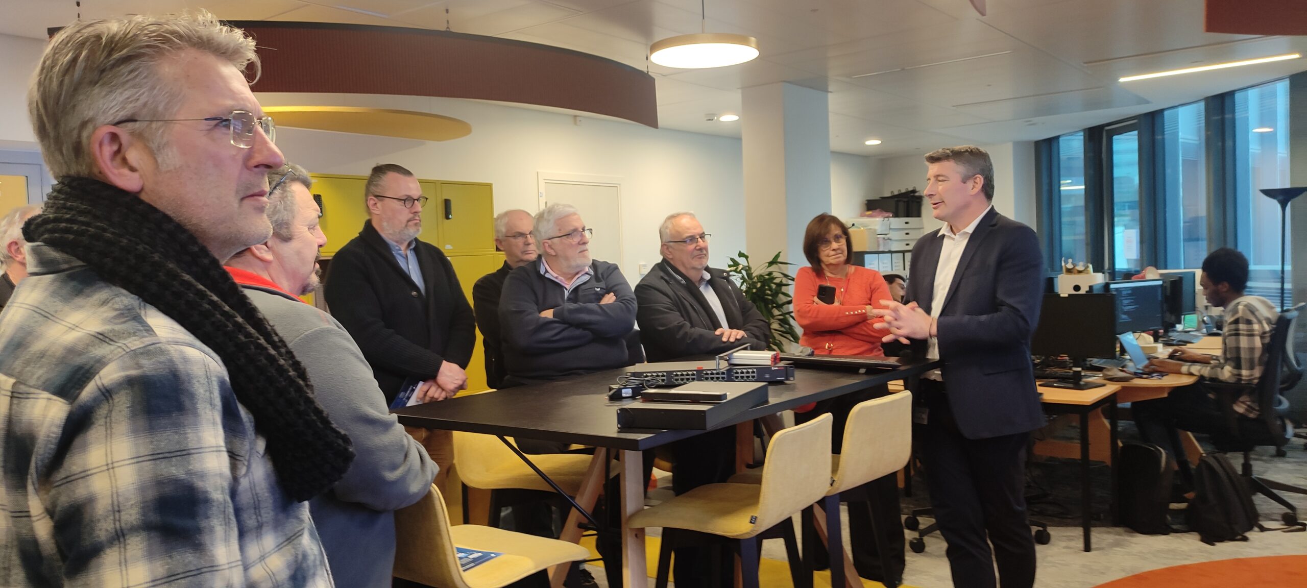 Visite des membres FEDELEC au Campus Cybersécurité : Un aperçu de l’Excellence Française