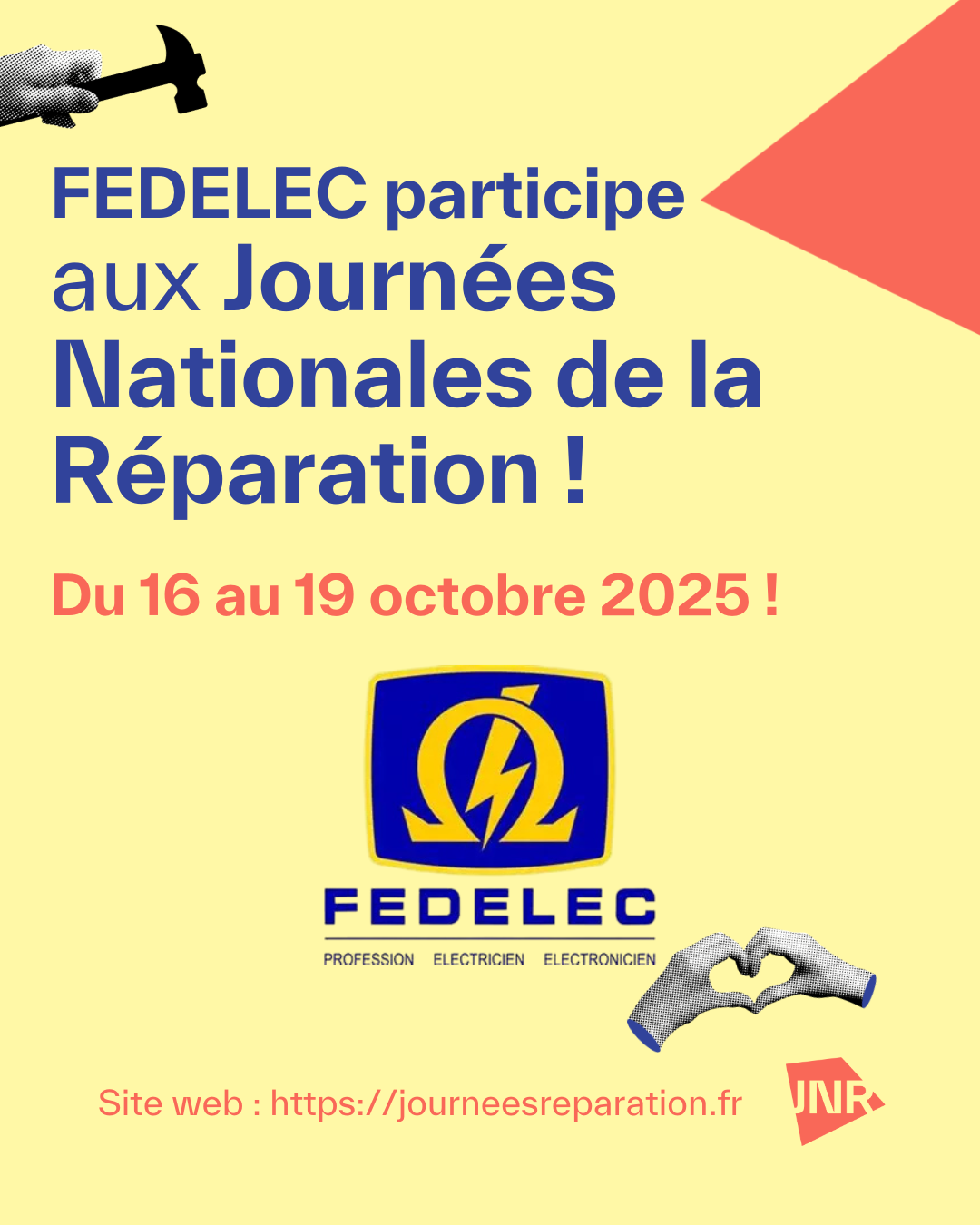 Journées Nationales de la Réparation 2025 FEDELEC