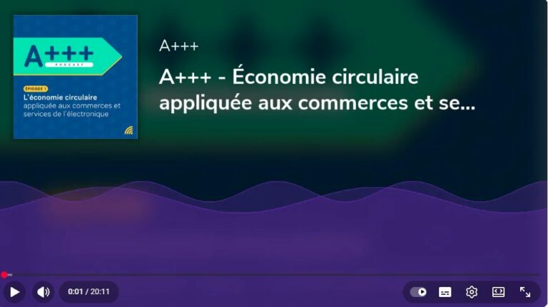 A+++ - Économie circulaire appliquée aux commerces et services de l'électronique