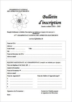 Championnat National Des Apprentis Electriciens