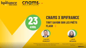 Webinaire CNAMS x BPI France : Découvrez les Prêts Flash pour les TPE et PME